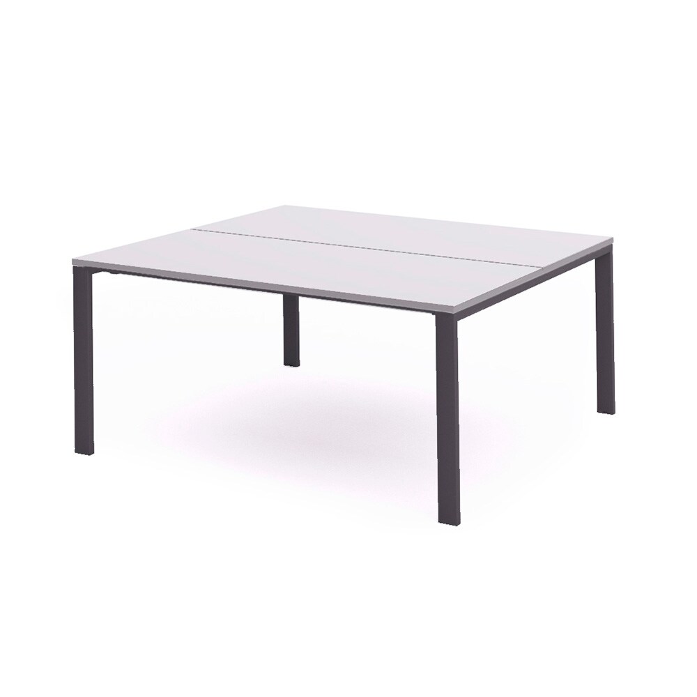 Mesa de escritório Rocada série Total 180x163 antracite / cinzento