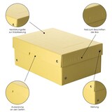 thumbnail of Falken 22001944 PURE Box Pastell DIN A5, Füllhöhe 100 mm - Gelb