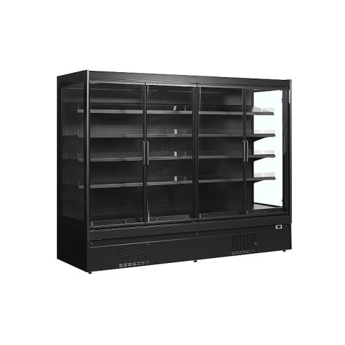 Vitrine réfrigérée murale libre service pour supermarché - 1540 L | Tefcold - EXTRA2500CD - 2 x LED verticales