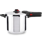 thumbnail of MAGEFESA EASYCLICK Olla a Presión Súper Rápida de 8 Litros Fabricada en Acero Inoxidable 18/10, Con Mango Ergonómico y Compatibilidad con Inducción