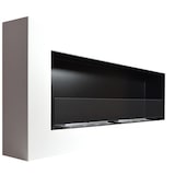 thumbnail of Chimenea de bioetanol Modelo Sunna Blanco con cristal protector 90 cm