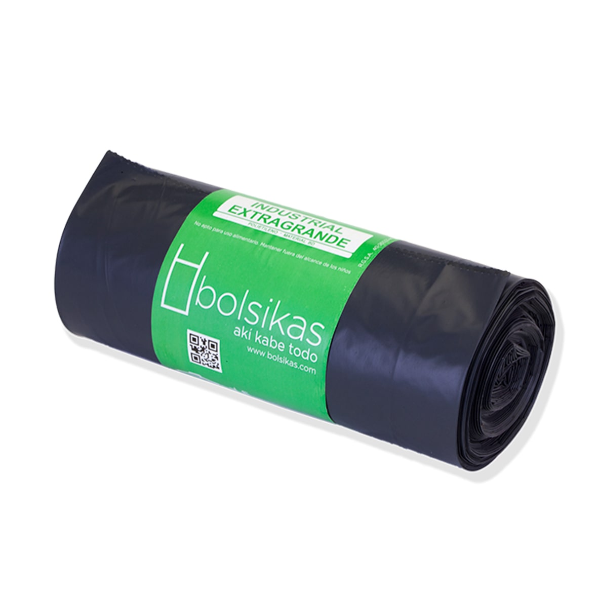 Bolsa basura 90x115 Negro Industrial 120 litros - 20 Rollos de 10 bolsas