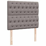 thumbnail of vidaXL Ottoman-Bett mit Matratze & LEDs Taupe 120x190 cm Stoff