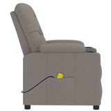 thumbnail of vidaXL Massagesessel Taupe Stoff