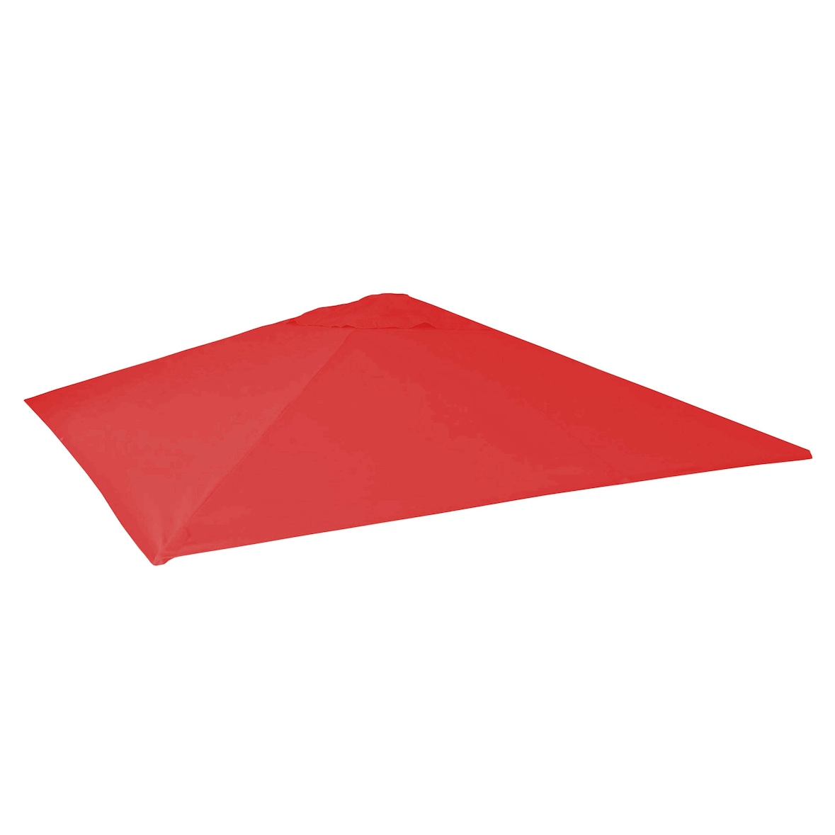 Cobertura de substituição para guarda-sol de restauração HWC-D20, cobertura de substituição para guarda-sol, 5x5m (Ø7,2m) poliéster ~ vermelho