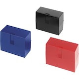 thumbnail of Karteikasten A6 quer gefüllt für max. 300 Karten farbig sortiert Packung mit 20 Stück