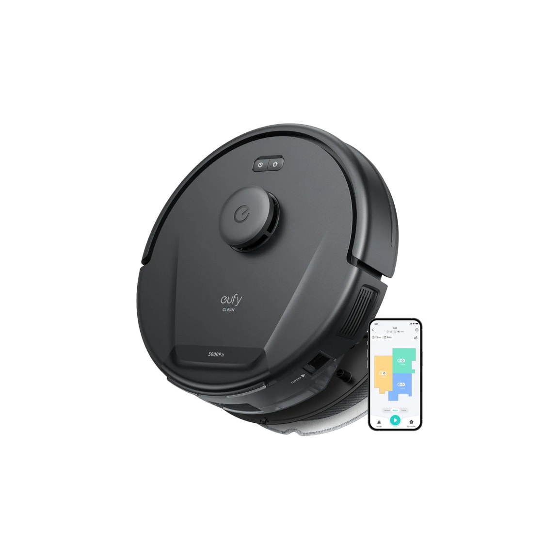 Eufy L60 Hybrid EU Version, Saugroboter, Haar-Entwirr Technologie, 5000 Pa