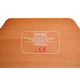 thumbnail of Chaise haute en bois Bolero finition bois foncé