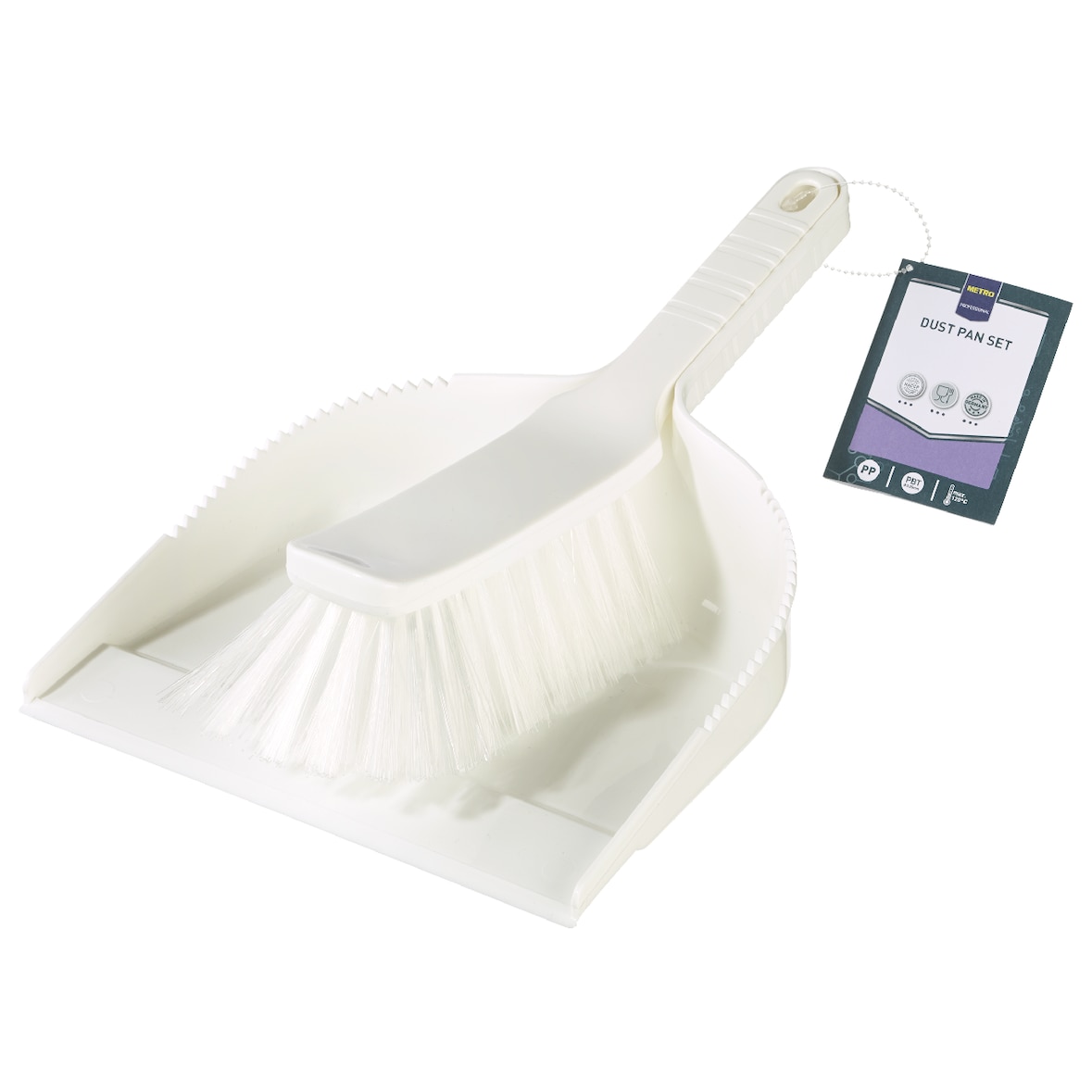 METRO Professional HACCP Kehrgarnitur, PP / PBT,  25 x 31 x 7 cm, weiß