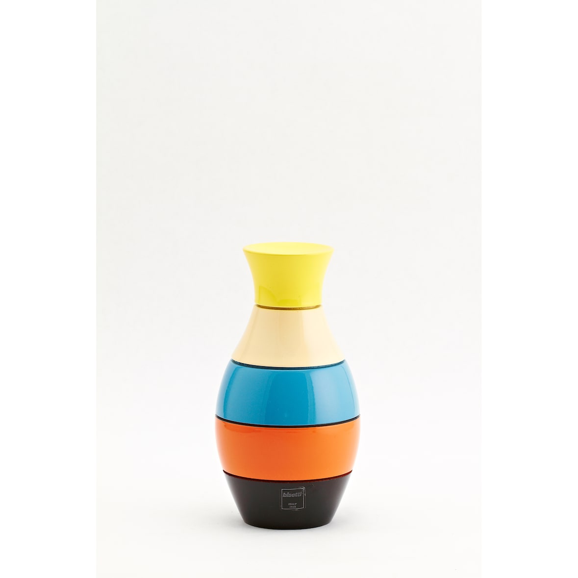 BISETTI - Macina spezie "Vaso" in faggio laccato multicolor