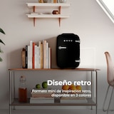 thumbnail of Nevera Mini EVVO F4BK Retro, 4 L, Negro, Refrigeración, Bajo consumo y mantenimiento de calor