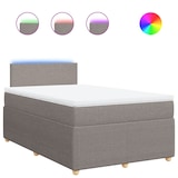 thumbnail of vidaXL Boxspringbett mit Matratze Taupe 120x190 cm Stoff