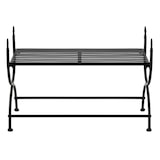 thumbnail of vidaXL Bank Vintage-Stil Metall 83 x 42 x 55 cm Schwarz
