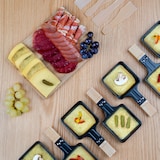 thumbnail of H.Koenig Máquina Raclette 8 Personas WOD360, Base Giratoria 180°, Platos Extraíbles, Accesorios 8 Sartenes y 8 Espátulas, 1400 W