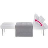 thumbnail of tectake Fauteuil de relaxation PONTO 4-en-1 réglable sur 6 positions - gris - 405305