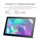 thumbnail of Tablette Windows 11.6 Pouces 2 en 1 8GB RAM 128GB+256GB SSD Intel Quad Core Clavier & Stylet WiFi & Bluetooth YONIS
