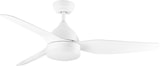 thumbnail of Ventilador de techo con luz Orbegozo CP 131132, motor DC, 6 velocidades, 3 aspas, temporizador, mando a distancias, 132 cm de diámetro, 40 W