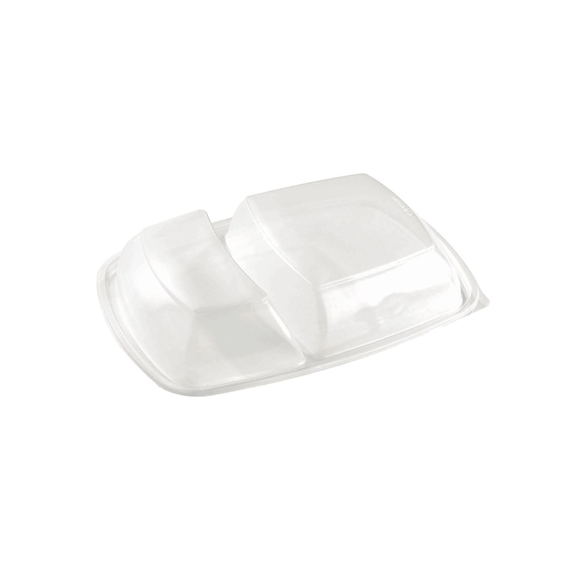 150x Deckel, PP, klar, zweigeteilt, 280x200mm