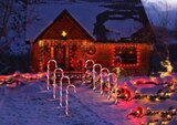 thumbnail of Tarrington House Bastones de caramelo, plástico, 16 x 2.5 x 67 cm, 40 LED, 3.6 W, 4 piezas