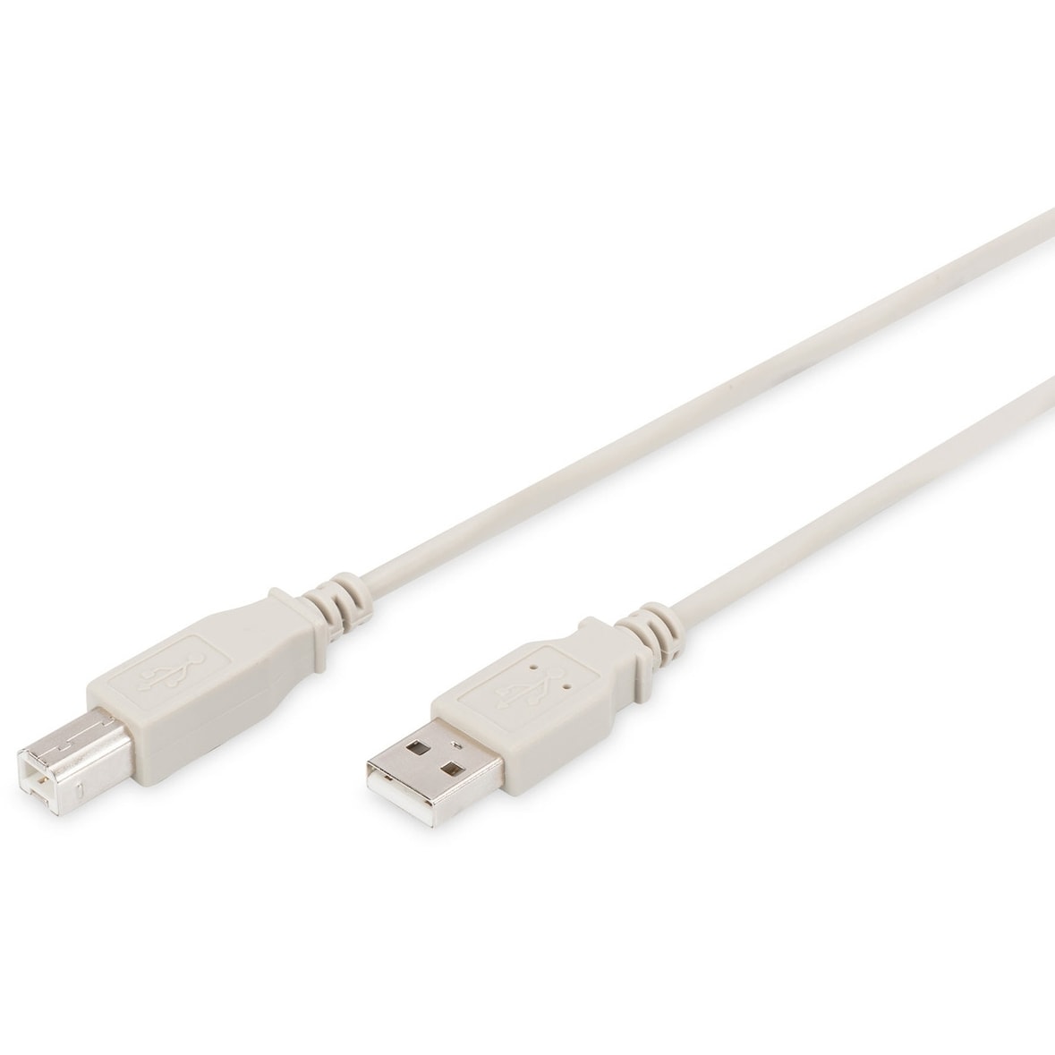 ASSMANN USB 2.0 Kabel Typ A-B  1.8m USB 2.0 konform beige