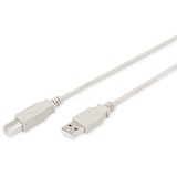 thumbnail of ASSMANN USB 2.0 Kabel Typ A-B  1.8m USB 2.0 konform beige