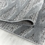 thumbnail of Teppich Wohnzimmer 3D Boho Modern Waschbar Strapazierfähig Esszimmer OEKO-TEX Grau 120x170 cm Schadstoffgeprüft – GENF von Kadima Design