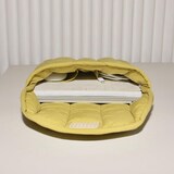 thumbnail of Sacoche Ordinateur Portable Coton Brodé Léger 12.9-13.3 Pouces Orange Rose Gris + Blanc YONIS