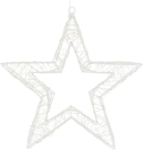 thumbnail of ECD Germany LED Weihnachtsstern 38 cm, 960 warmweiße LEDs, Timer, IP44 wasserdicht, Metall Leuchtstern zum Aufhängen, Weihnachtsdeko Innen/Außen
