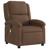 thumbnail of vidaXL Massagesessel Elektrisch Braun Stoff