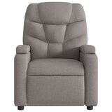 thumbnail of vidaXL Massagesessel Taupe Stoff