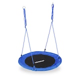 thumbnail of Relaxdays Nestschaukel, rund, für Kinder & Erwachsene, verstellbar, Ø 90 cm, Garten Tellerschaukel, bis 100 kg, blau