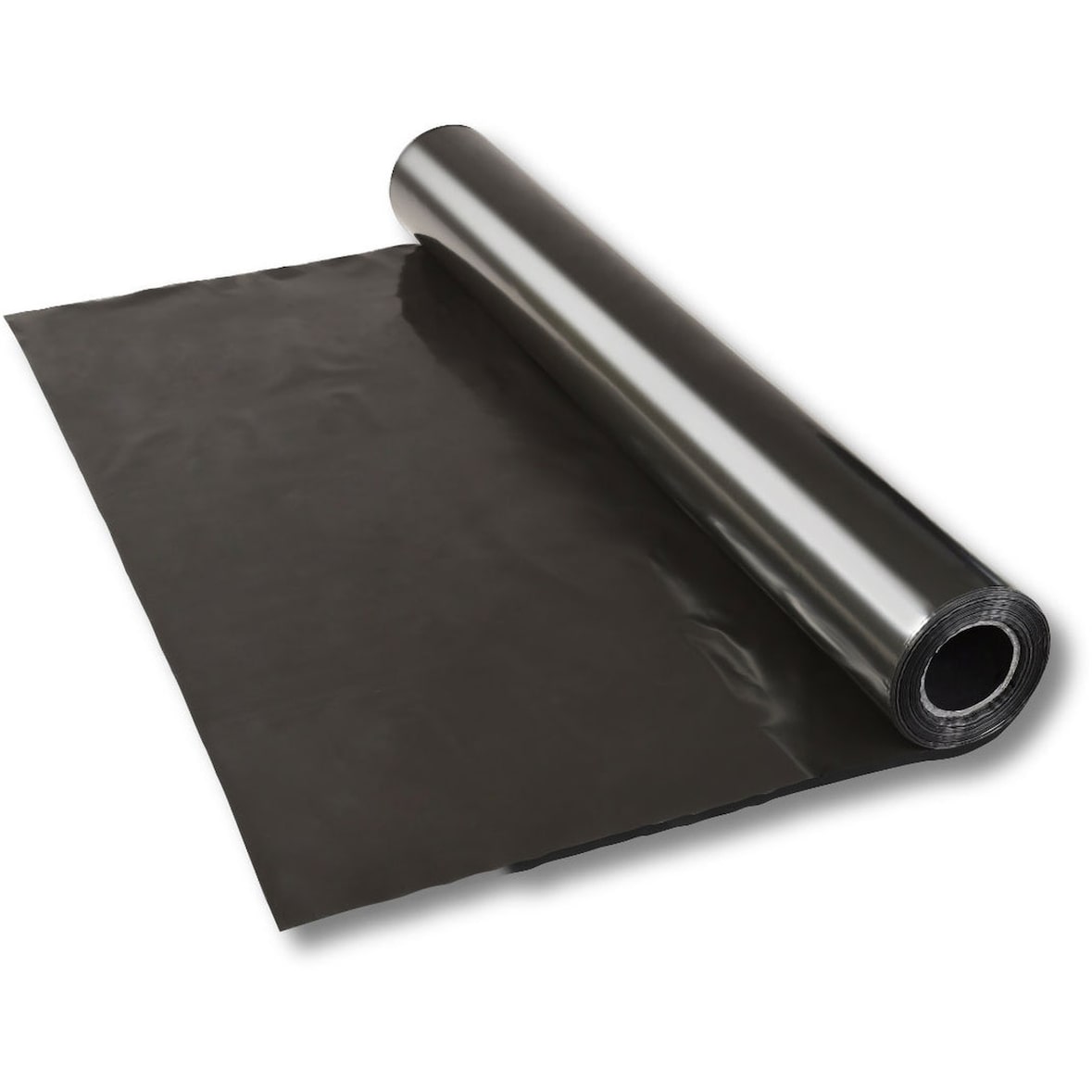 1x LDPE-Folie Dekofolie Tischdecke schwarz opak 2300mm x 50m 100my