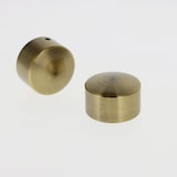thumbnail of Lot de 2 Embouts Capuchon pour tringles à rideaux de Diam. 28mm en Bronze - Boulet