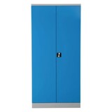thumbnail of PROREGAL Stahlschrank BEE mit 7 lackierten Fachböden | HxBxT 195x92x42cm | Grau-Hellblau | Werkstattschrank Werkzeugschrank Aktenschrank