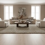 thumbnail of Hochflorteppich Shaggy Einfarbig Weich Flauschig Waschbar Strapazierfähig Schlafzimmer Esszimmer Natur 80x150 cm – SPREE von Kadima Design