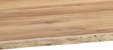 thumbnail of Baumkantentisch 200 x 100 cm Akazie massiv naturfarben schwarzem U-Gestell aus Metall + Holz BRISBANE