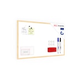 thumbnail of ALLboards Magnetisches Whiteboard mit Naturholzrahmen 80x50cm