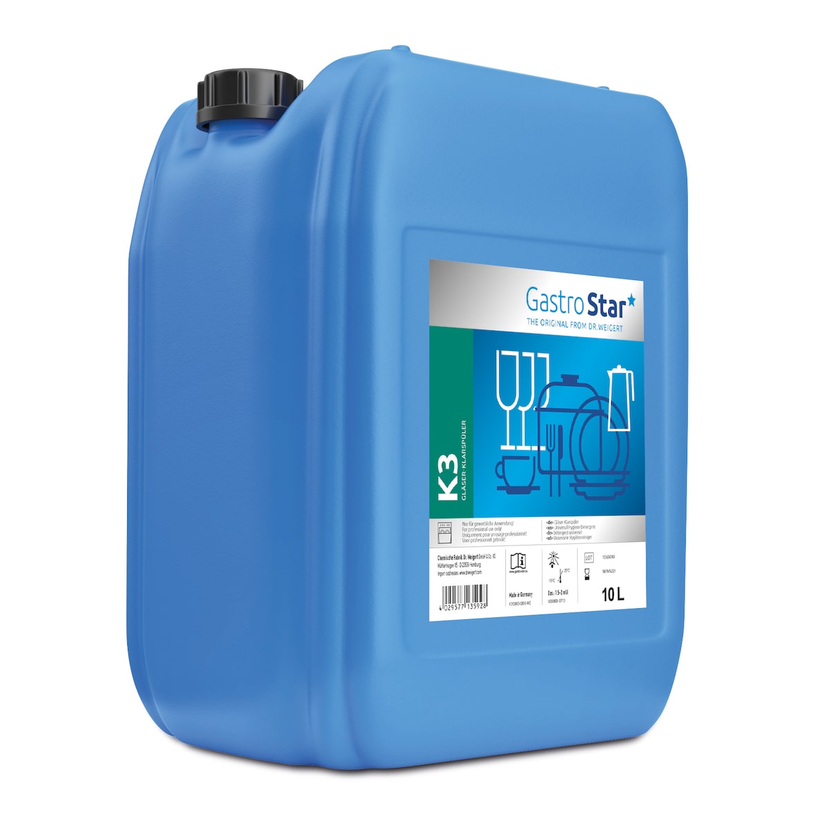 Dr. Weigert Gastro Star K3 Gläser-Klarspüler, 10 L