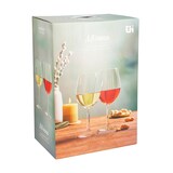 thumbnail of WellHome - Conjunto de 12 taças de vinho (6 de 580ml + 6 de 430ml) em vidro.