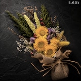 thumbnail of LAYBA Trockenblumenstrauß Gelb Sonnenblumen-Optik