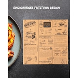 thumbnail of Einschlagpapier fettabweisend 25x25 cm Braun – 100 Blatt | FRITZTOWN® DELI Paper | Burgerpapier | Sandwichpapier  |  Verpackungspapier Lebensmittel