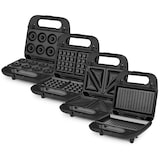 thumbnail of Weasy Sandwichmaker 4 in 1 JOY600 / 750 W / Sandwich, Waffel, Grill und Donuts / Überhitzungsschutz / schwarz