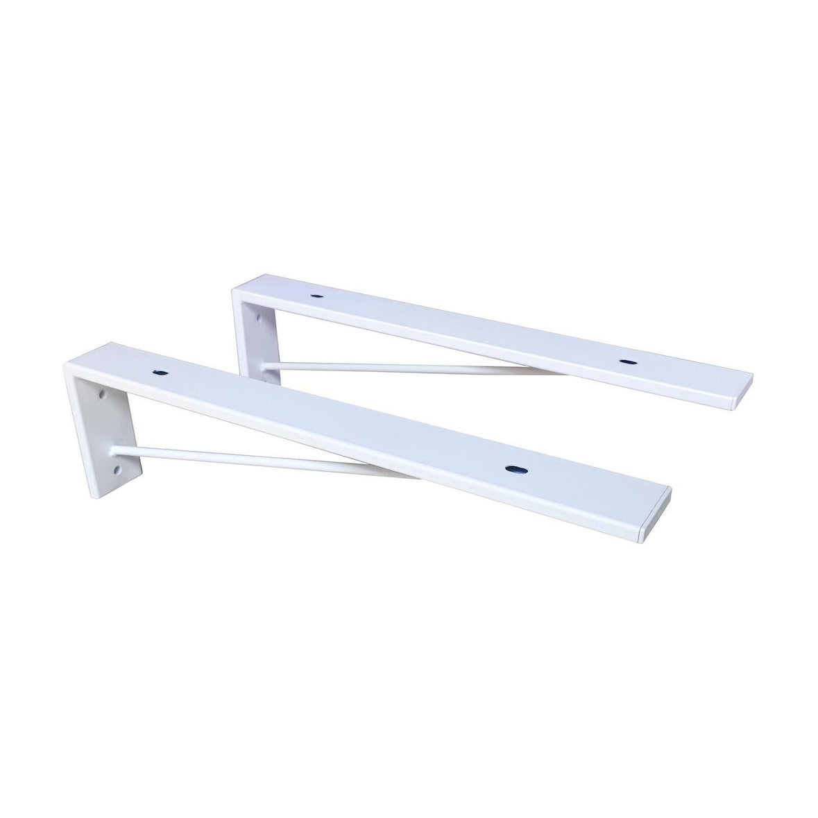 Lot de 2 équerres de fixation invisible pour plan de travail