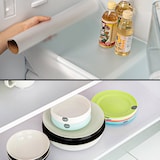 thumbnail of Intirilife 6x Kühlschrankmatten Anti-Bakteriell in Transparente - 45 x 30 cm - Rutschfeste Schubladen Matte Einsatz für Kühlschrank