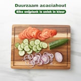 thumbnail of Bikolo® Snijplank - Serveerplank - Borrelplank - Serveerkanaal - Acaciahout