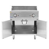 thumbnail of Royal Catering Fry top elettrico doppio - 10,8 kW - Rigato - Mobiletto -