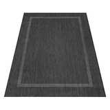 thumbnail of Teppich Balkon Unifarben Pflegeleicht Waschbar Strapazierfähig Terrasse Küche Läufer Schwarz 80x250 cm OEKO-TEX – ALSTER von Kadima Design