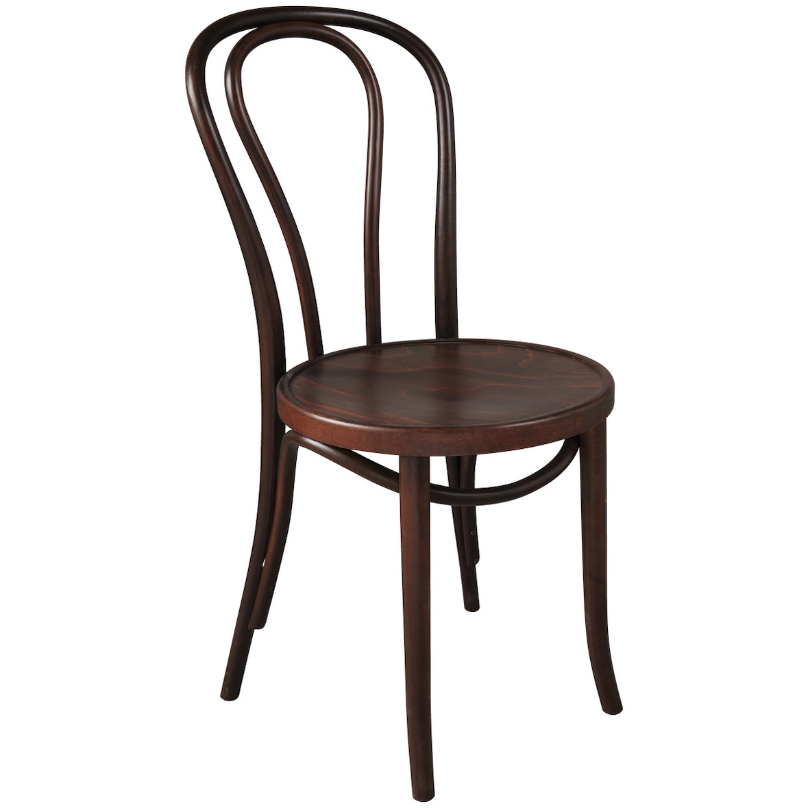 Chaise de restaurant Lara acajou