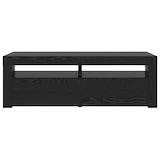 thumbnail of vidaXL TV-Schrank mit LED-Leuchten Schwarz Eichen-Optik 120x35x40 cm