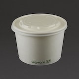 thumbnail of Tazón compostable para sopa o hielo - Vegware - Set de 500 - Blanco - L- A- P- H- Caja de cartón biodegradable
